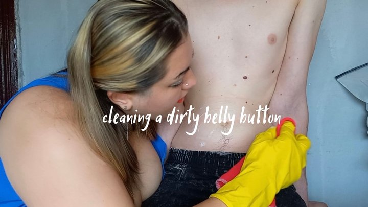 Cleaning a Dirty Belly Button WMV