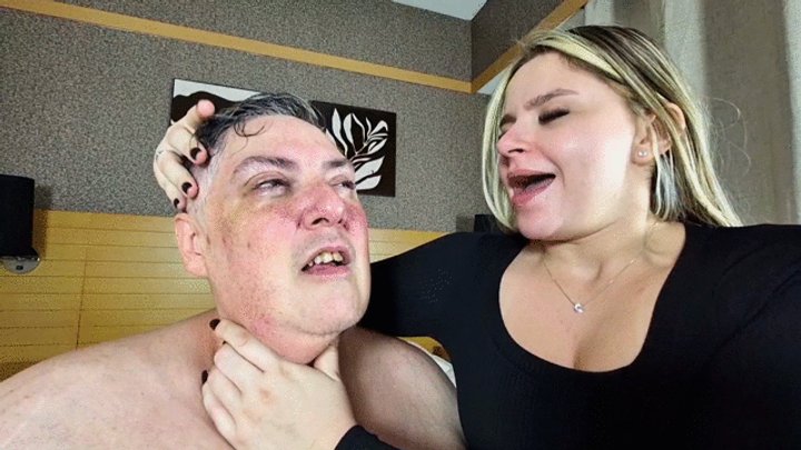 Licking my man's face intensely - by Isabelita - CLIP 4