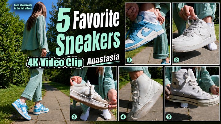 4K Clip | Anastasia’s 5 Favorite Sneakers – Worn Classics, Close-Up Details & VR