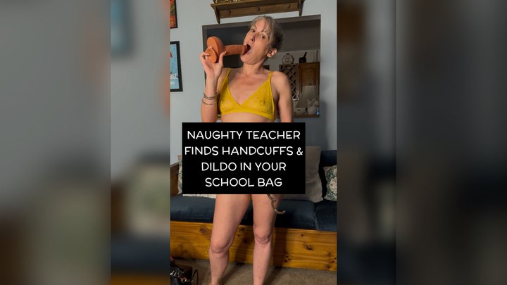 Your Naughty Professor Lets You Handcuff & Fuck Her