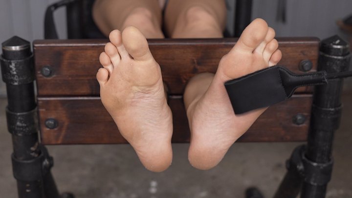 Bastinado in the butterfly straitjacket ( HD )