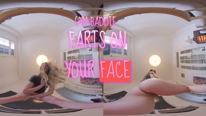Helpless Under Her Post-Gym Ass: VR 180 Protein Fart Domination