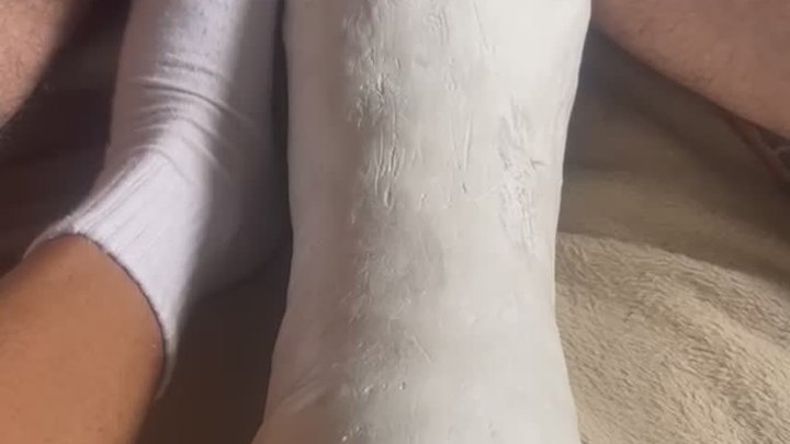 Footjob with a SLWC