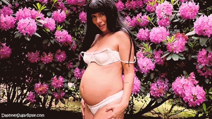 2nd Trimester Pregnant Goddess Belly Bump Maternity Photoshoot ( Belly Button ) 