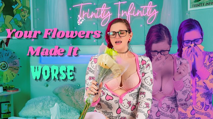 Your Flowers Made It Worse| SNEEZING NOSE BLOWING SNIFFLING NOSEBLOWING FETISH S