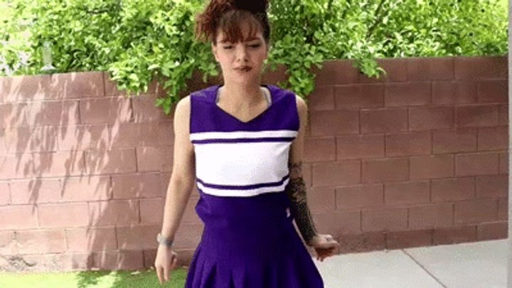 Cheerleader Josie Jo small penis encouragement tease