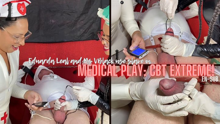 Eduarda Leal with Ms VBlack in: Medical Play & CBT in FemDom Prison - Full Video