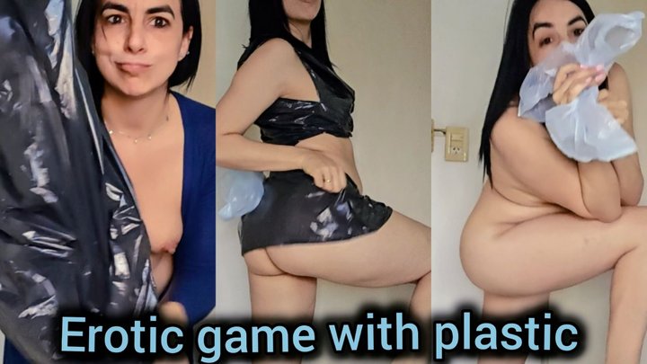 Erotic game with plastic!