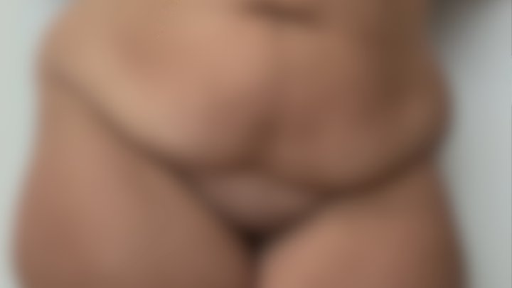 BBW Silk Robe Striptease to Full Nude, Ass Spreading & Deep Fingering