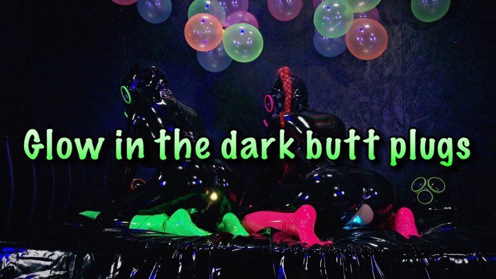 Glow in the dark butt plugs