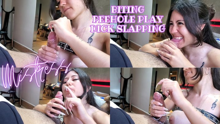 Mistress hurts and caress! Urethral torment, penis slaps and so much pleasure!