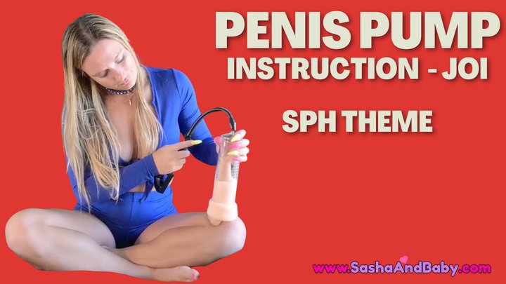 PENIS PUMP - SPH Jerk Off Instruction and Handjob - Vacuum Pump, Fleshlight, Mal