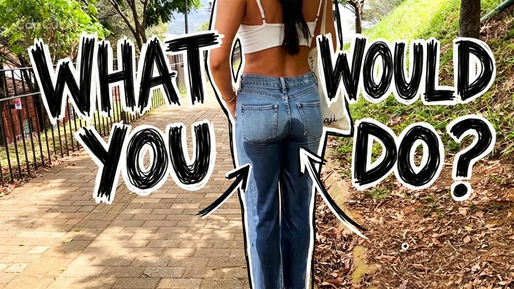 Extreme Pee on the Street - So Embarrassing