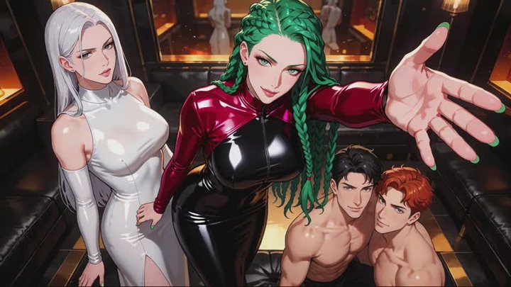 Bisexual Encouragement Stories #16: Emerald Braids and Shared Submission