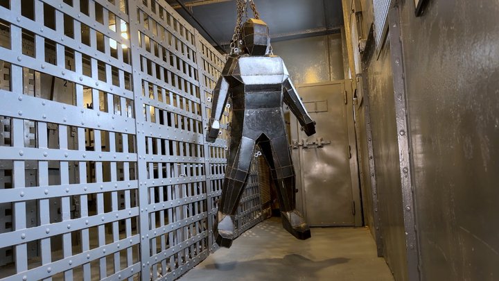 Encased in Steel - Heavy and Elise Graves - Heavy is locked inside a heavy steel