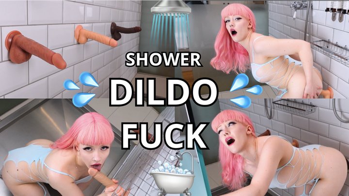 Shower Dildo Fuck - Evie Rees