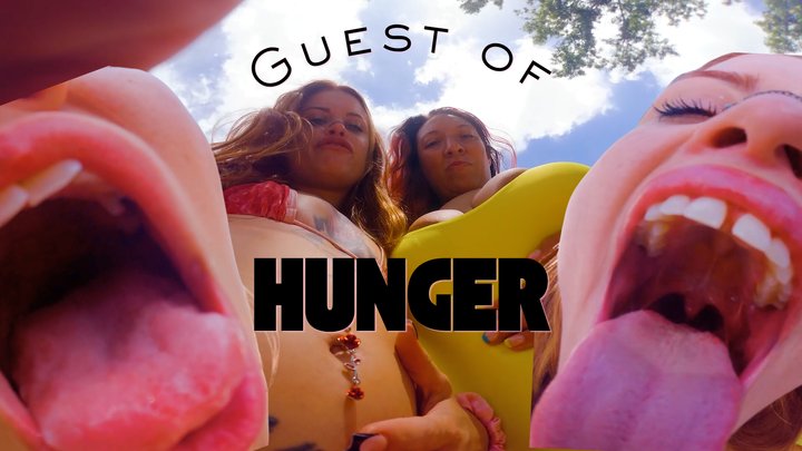 Guest of Hunger - Giantess Cleo Jane & Jasper Reed Share Sweat-Seasoned Snack