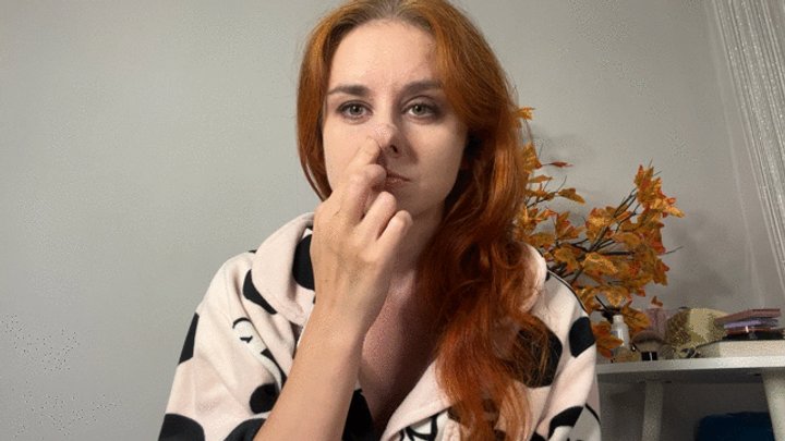 Nose picking fetish!!