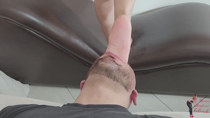 Foot Gagging, part 2, by Manuela Albertine and Slave, FULL HD