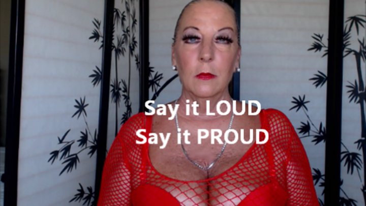 Faggot Say it LOUD Say it PROUD Goddess Natasha XHD (WMV)
