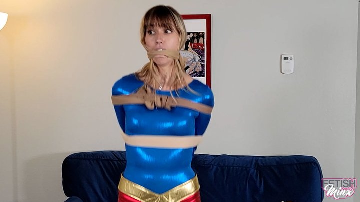 Cara Day - UltraGirl Experiences Erotic Bondage Struggle (MP4 Format)