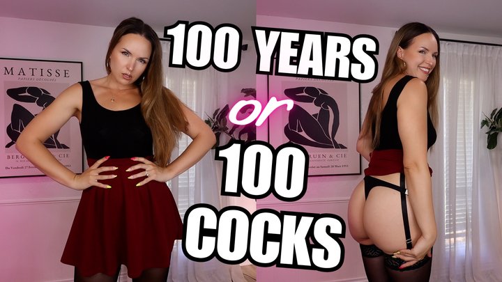 100 Years or 100 Cocks Encouraged Bi Chastity Challenge