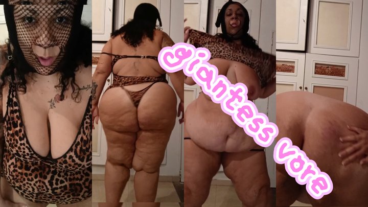 Masked giant devours you with her ass