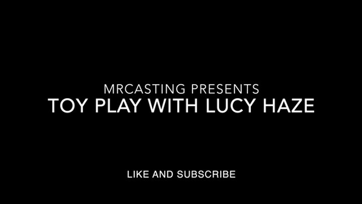 Goddess Lucy Haze plays with her favorite toy