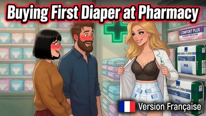 buying 1st Diaper at Pharmacy (audio en Francis)