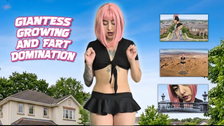 Giantess Baddie Growing and Farting Domination SFX