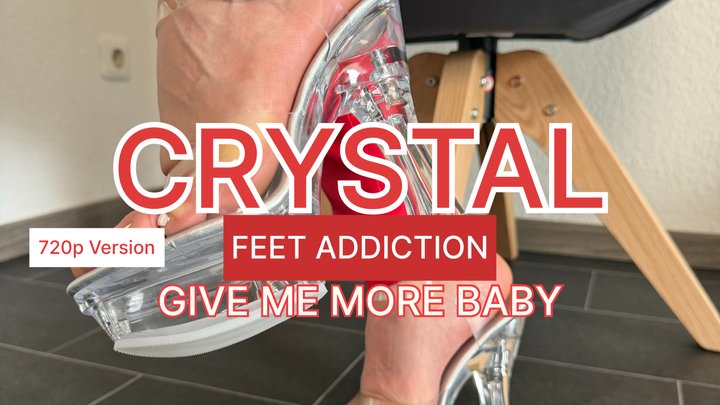 Red Seduction - Clear Heels & Direct Sole Focus | Lady Evaa | 720p Version