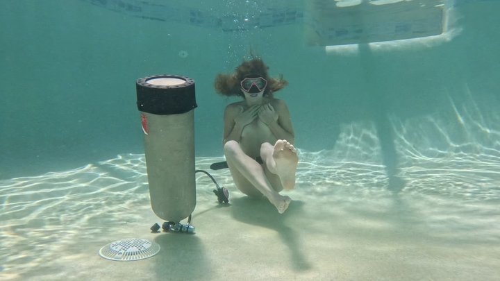 Underwater Scuba Masterbation Peril with Nathalia : The Broken Tank 1080p