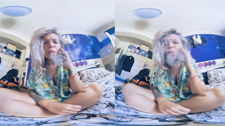 Vaping on your face VR