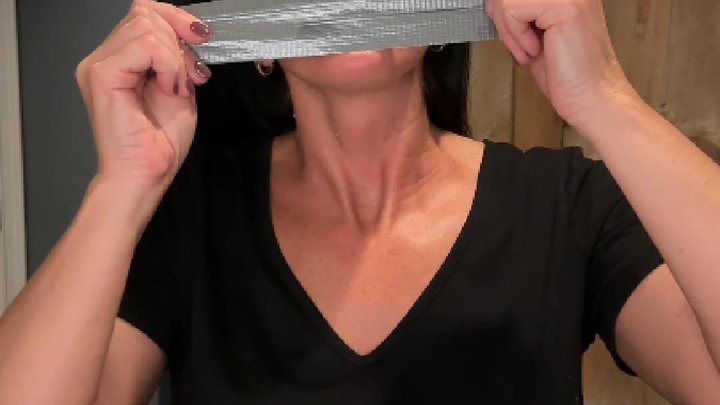 Self Tape Gag and Muffled Talking