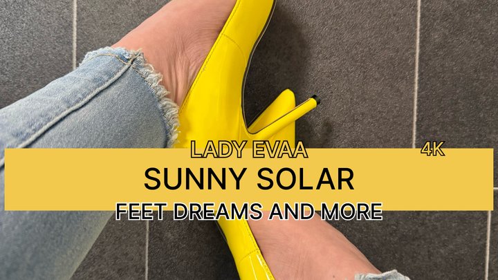 Solar Edge - Neon Pumps Golden Shine | Lady Evaa I 4K Version