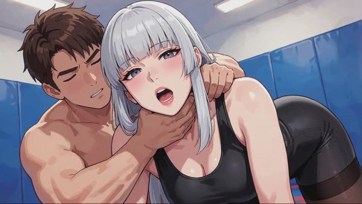 Mixed Wrestling Stories #22: Squash Match Surrender in Sheer Pantyhose