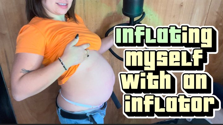 Belly inflated with inflator