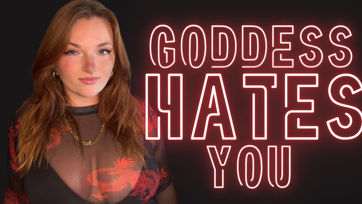 Goddess Hates You - Unethical Homewreck Goddess Worship Loser Verbal Humiliation