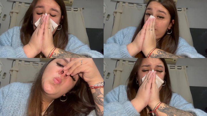 My nose sounds like a trumpet + snot
