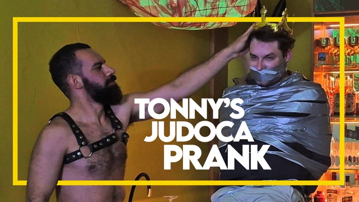 Duct Tape Trouble: Tonny’s Furry Judo Prank! (1080p) Gay Bondage - Gay Dominatio