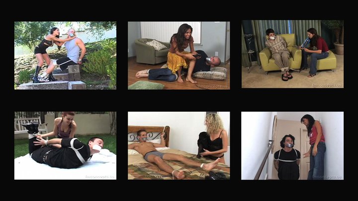 'Tape Gagged Men' - SIX Full Scenes