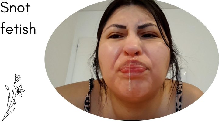 enjoy the sound of me blowing my nose.. snot fetish