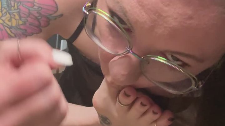 FEET joi, FEET Selfworship, FEET dildo FJ in sheer bodysuit