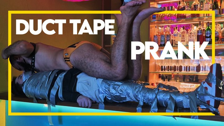 Duct Tape Trouble: Tonny’s Furry Judo Prank (1080p) Gay Bondage - Gay Domination