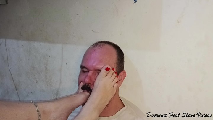 Ruining your face while you worship my feet