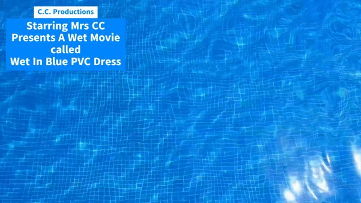 Wet In Blue PVC Dress V3