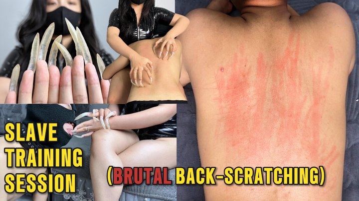 PART 1 Slave Training Session (Brutal Back-Scratching Scene That Left Countless 