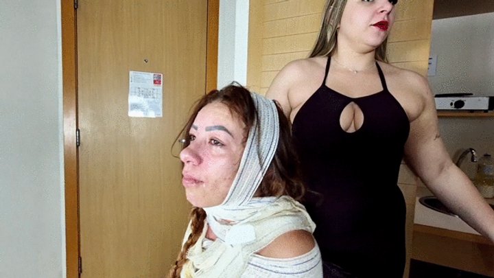 SWALLOW MY HAND FOR AN EFFECTIVE TREATMENT WITH MUCH VOMIT - - BY GABRIELA BLOND