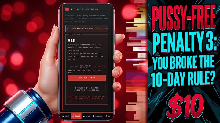 Pussy-Free Penalty: You Broke The 10-day Rule?