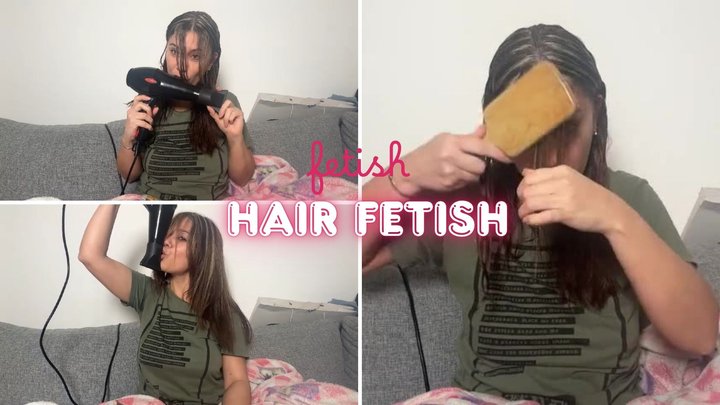 Kissing My Beloved Hair Dryer